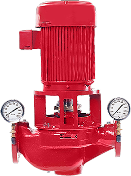 vertical inline firepump